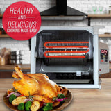 Load image into Gallery viewer, Digital Platinum Showtime Countertop Rotisserie Oven ST5000PLAT