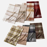 Cargar imagen en el visor de la galería, Bufanda a cuadros de cachemira para hombre