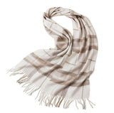 Cargar imagen en el visor de la galería, Bufanda a cuadros de cachemira para hombre