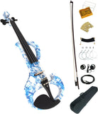 Load image into Gallery viewer, 100% Handmade Premium Electric Violin Full Size 4 4 Professional Silent Violin For Student Solid Wood