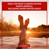 Charger l'image dans la galerie, Premium Hot Tub Cover | Custom Made Replacement Spa Cover | Energy-Saving Hot Tub Covers Built for All Climates | 6, 5, or 4 inch Taper