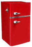 Load image into Gallery viewer, 3.2 Cu ft Two Door Compact Refrigerator with Freezer