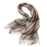 Cargar imagen en el visor de la galería, Bufanda a cuadros de cachemira para hombre