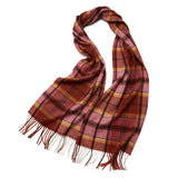 Charger l&#39;image dans la galerie, Écharpe d&#39;hiver en cachemire à carreaux pour hommes