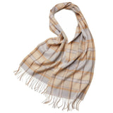 Charger l&#39;image dans la galerie, Écharpe d&#39;hiver en cachemire à carreaux pour hommes