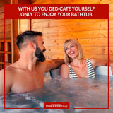 Charger l'image dans la galerie, Premium Hot Tub Cover | Custom Made Replacement Spa Cover | Energy-Saving Hot Tub Covers Built for All Climates | 6, 5, or 4 inch Taper