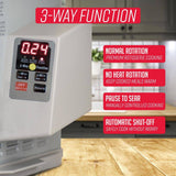 Load image into Gallery viewer, Digital Platinum Showtime Countertop Rotisserie Oven ST5000PLAT