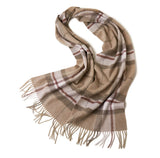 Cargar imagen en el visor de la galería, Bufanda a cuadros de cachemira para hombre