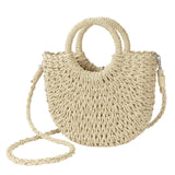 Load image into Gallery viewer, Women's Straw Tote Bag