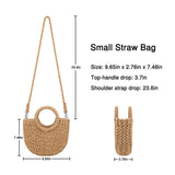 Load image into Gallery viewer, Women's Straw Tote Bag