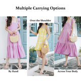 Load image into Gallery viewer, Women's Straw Tote Bag