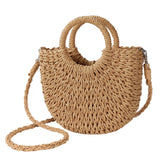 Load image into Gallery viewer, Women's Straw Tote Bag