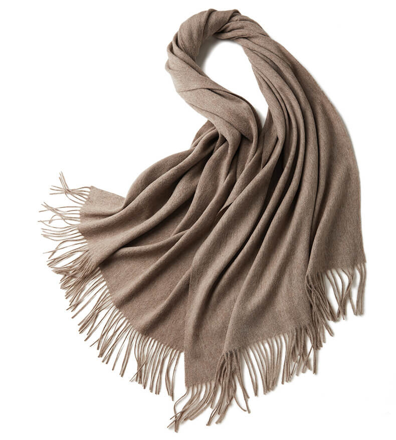 Luxueux châle en laine pour femme