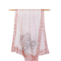 200s Camellia Print Women lightweight Cashmere Wrap Scarf