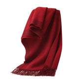 Cargar imagen en el visor de la galería, Bufanda de lana a rayas bicolor