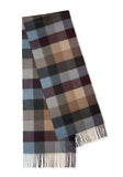 Load image into Gallery viewer, Water Rippled Cashmere Plaid Scarf