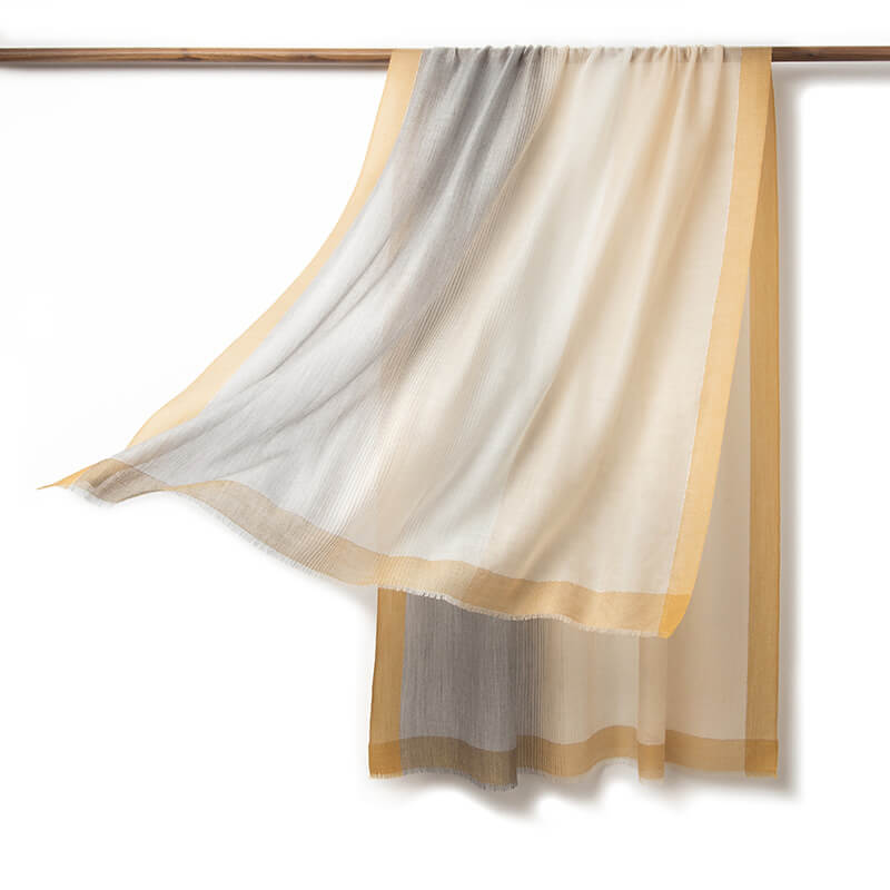 200s Gradient Color Lightweight Cashmere Scarf