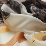 Charger l&#39;image dans la galerie, Écharpe légère en cachemire imprimé cheval des années 200 pour femmes