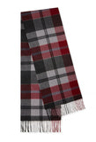 Load image into Gallery viewer, Water Rippled Cashmere Plaid Scarf
