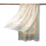 Load image into Gallery viewer, 200s Camellia Pattern Print Women lightweight Cashmere Wrap Scarf