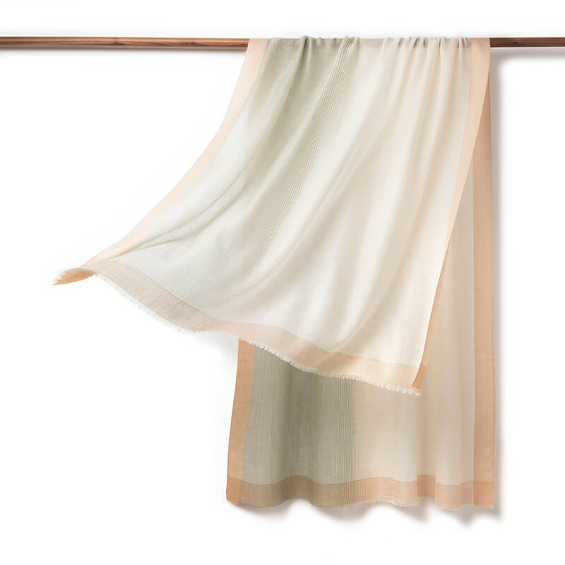 200s Gradient Color Lightweight Cashmere Scarf