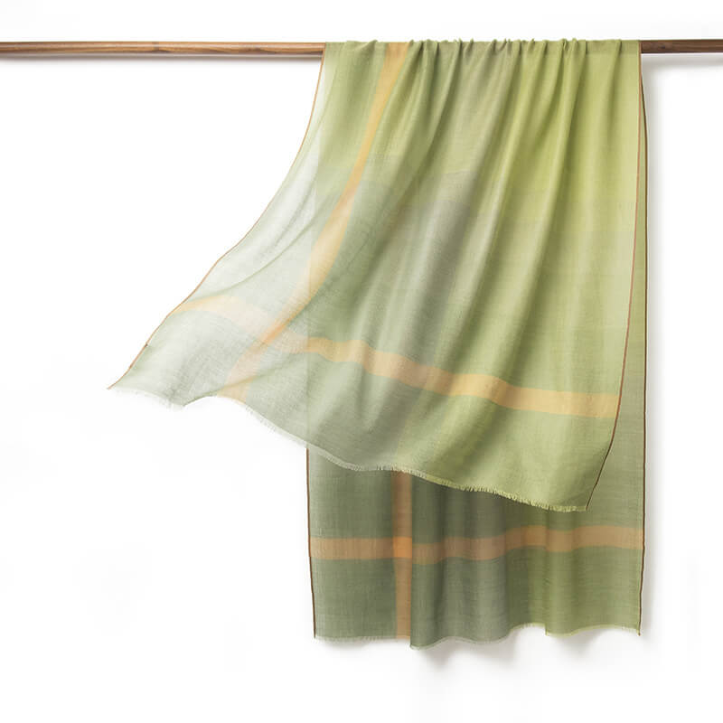 200s Gradient Color Lightweight Cashmere Scarf