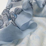 Load image into Gallery viewer, 200s Blooming Print Women lightweight Cashmere Wrap Scarf