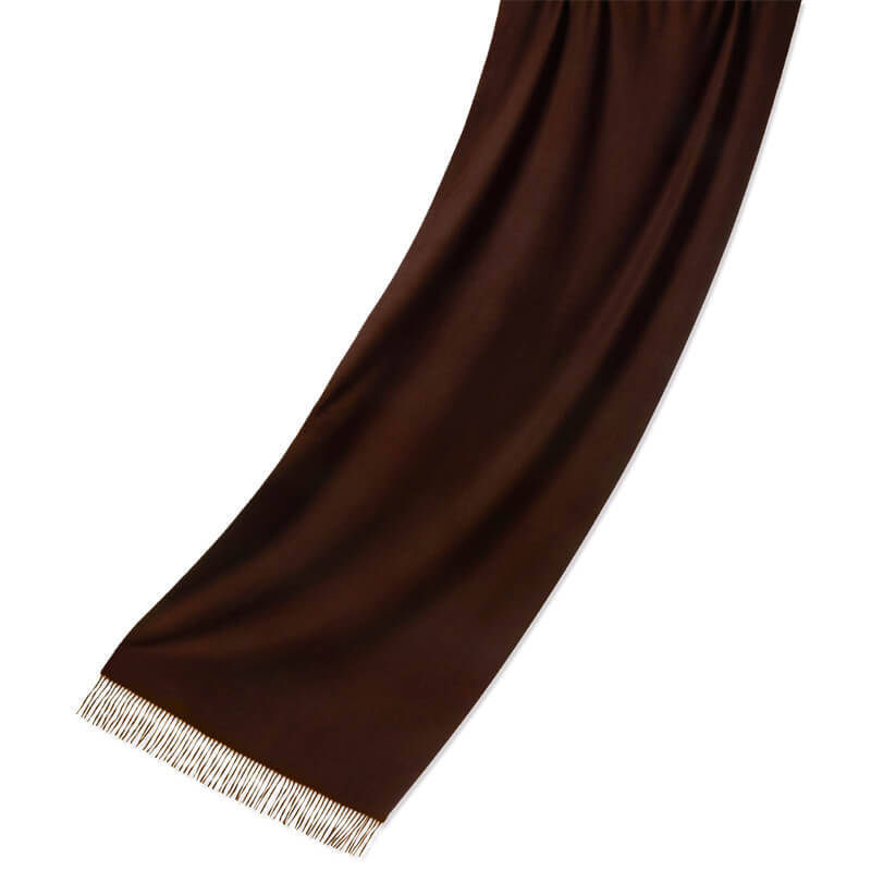Solid Color Cashmere Shawl Wrap