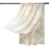 Load image into Gallery viewer, 200s Camellia Pattern Print Women lightweight Cashmere Wrap Scarf