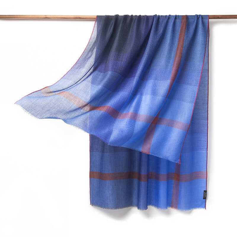 200s Gradient Color Lightweight Cashmere Scarf