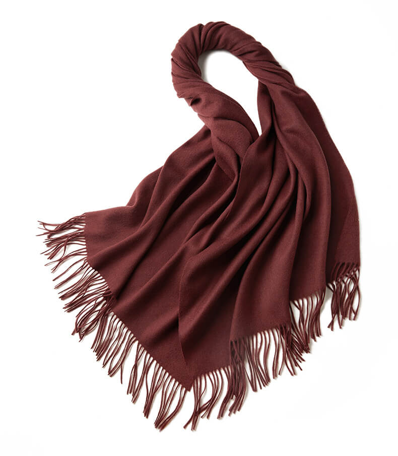 Luxueux châle en laine pour femme