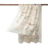 Load image into Gallery viewer, 200s Camellia Pattern Print Women lightweight Cashmere Wrap Scarf