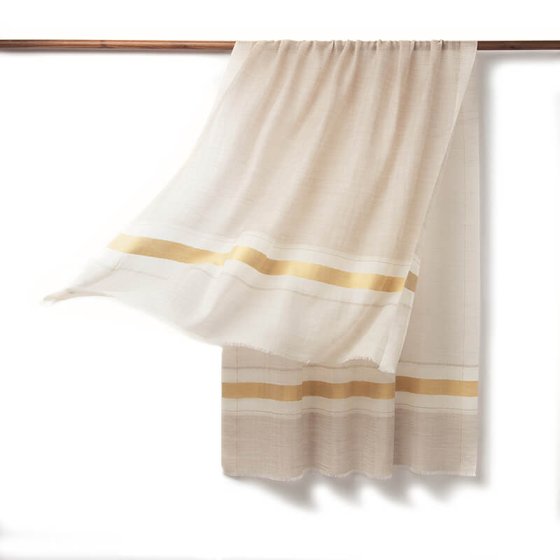 200s Gradient Color Lightweight Cashmere Scarf