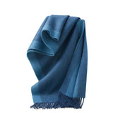 Cargar imagen en el visor de la galería, Bufanda de lana a rayas bicolor