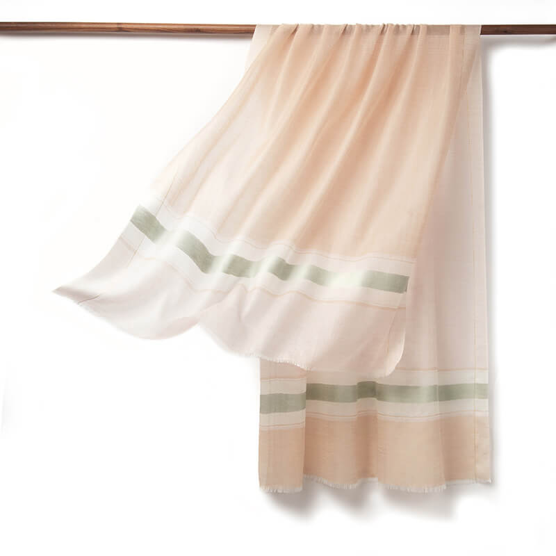 200s Gradient Color Lightweight Cashmere Scarf