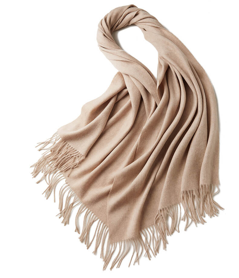 Luxueux châle en laine pour femme