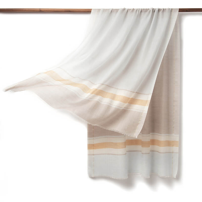 200s Gradient Color Lightweight Cashmere Scarf