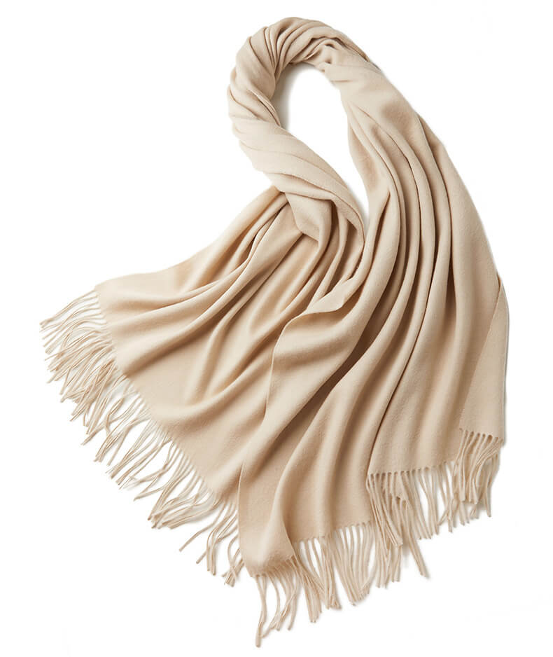 Luxueux châle en laine pour femme
