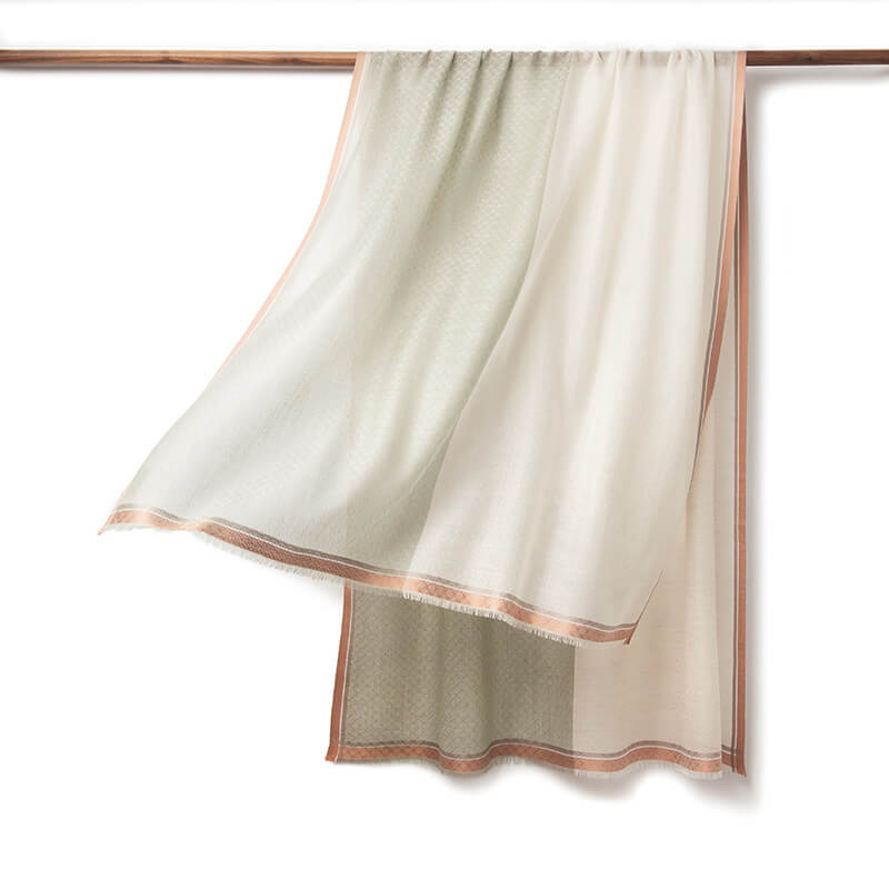 200s Gradient Color Lightweight Cashmere Scarf