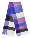 Cargar imagen en el visor de la galería, Bufanda clásica de lana a cuadros