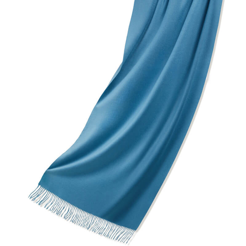 Solid Color Cashmere Shawl Wrap