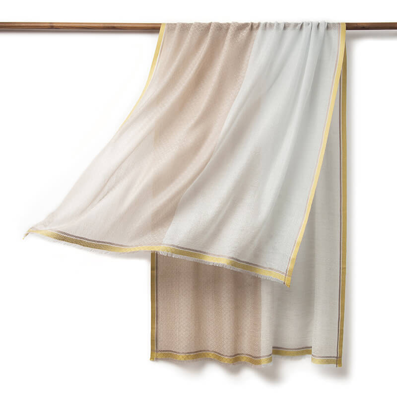 200s Gradient Color Lightweight Cashmere Scarf