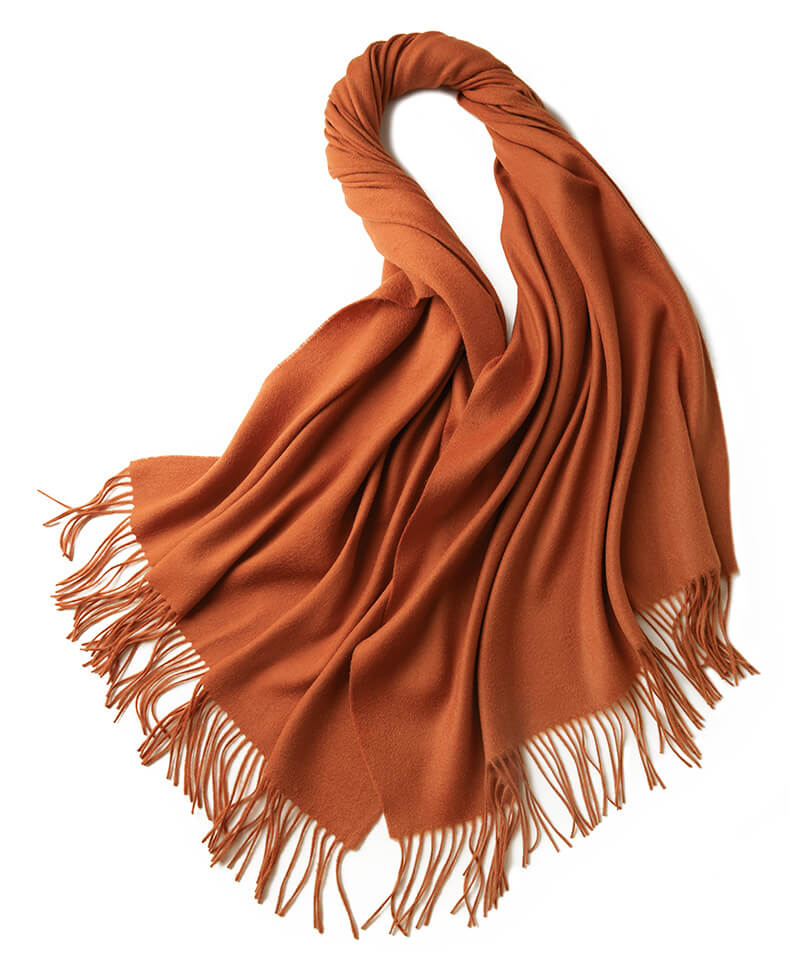 Luxueux châle en laine pour femme