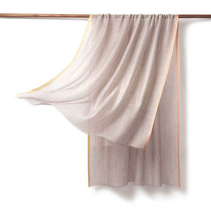 200s Gradient Color Lightweight Cashmere Scarf