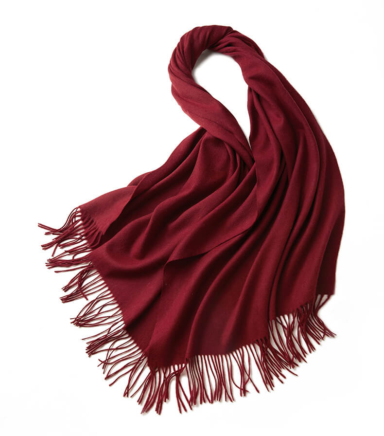 Luxueux châle en laine pour femme