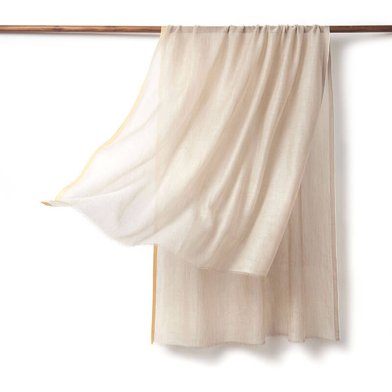 200s Gradient Color Lightweight Cashmere Scarf
