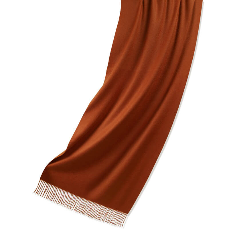 Solid Color Cashmere Shawl Wrap