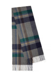 Load image into Gallery viewer, Water Rippled Cashmere Plaid Scarf