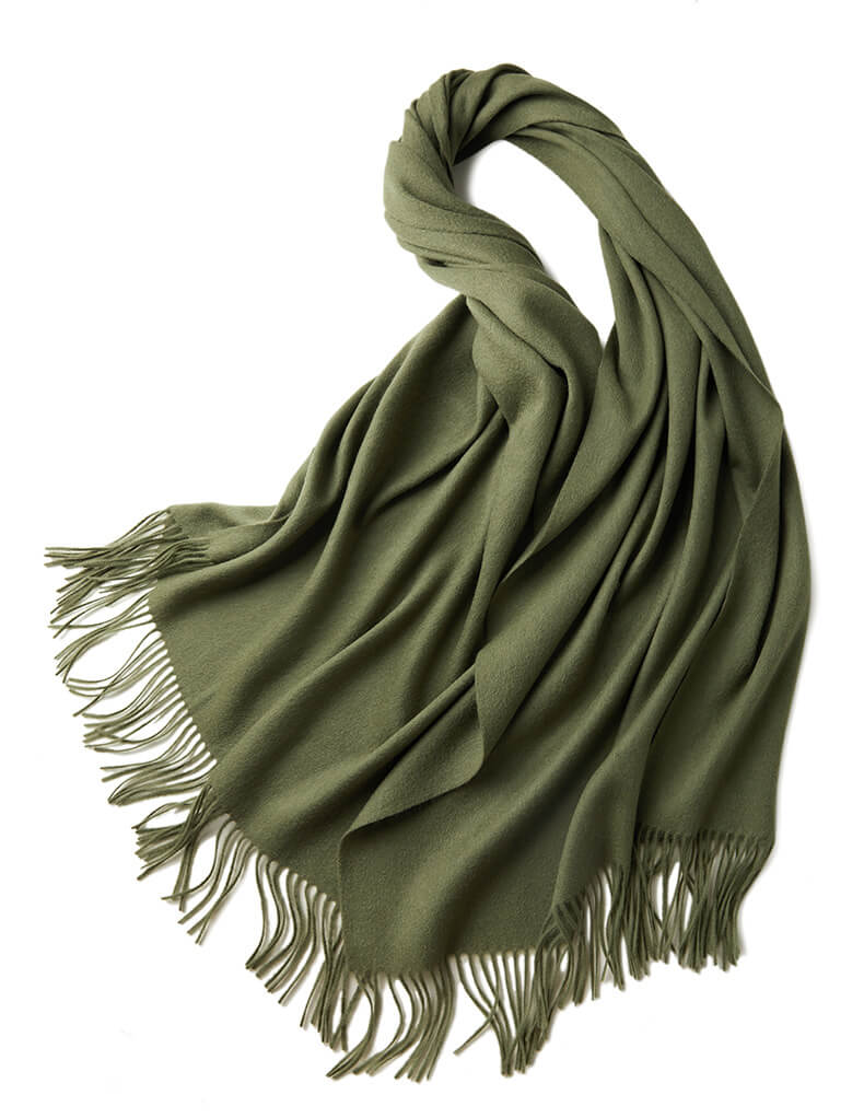 Luxueux châle en laine pour femme