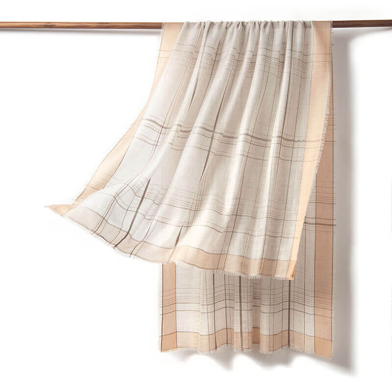 200s Gradient Color Lightweight Cashmere Scarf